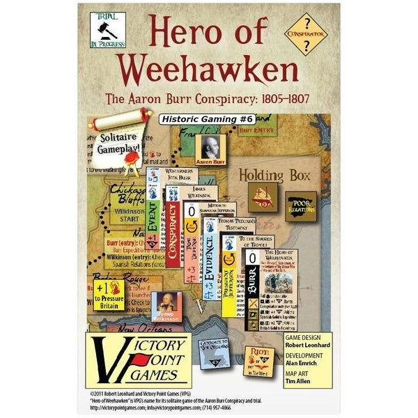 Image du jeu Hero of Weehawken: The Aaron Burr Conspiracy 1805-1807