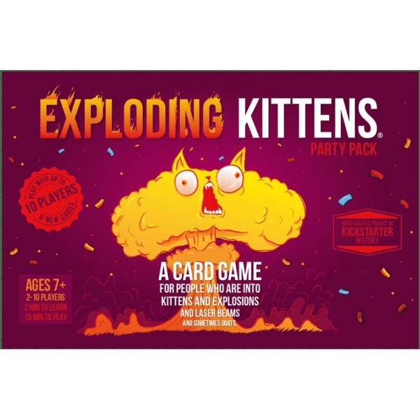 Exploding Kittens: Party Pack Card Sleeve Kit – Boardgame Protectors
